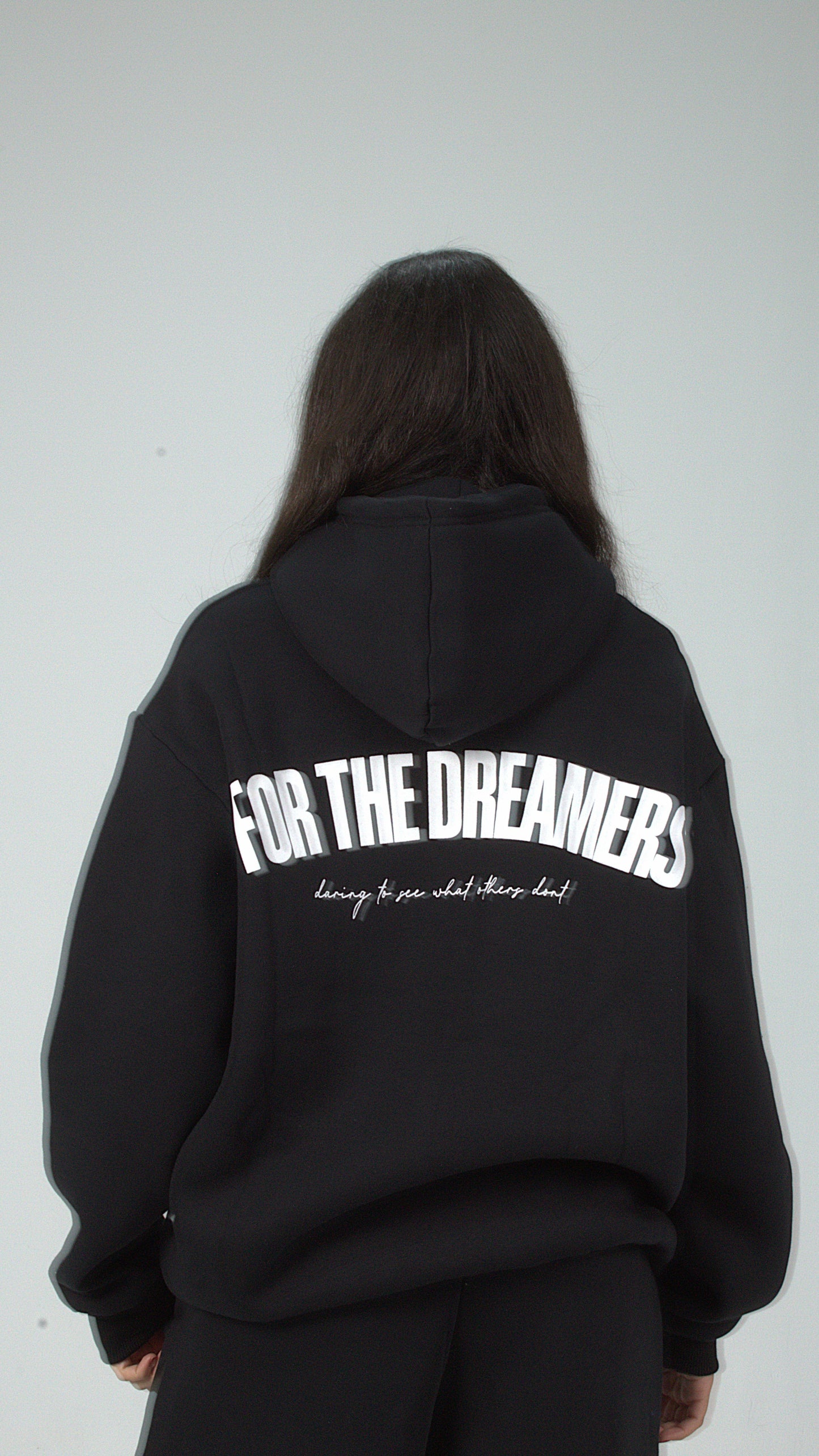 Black "For The Dreamers" Hoodie